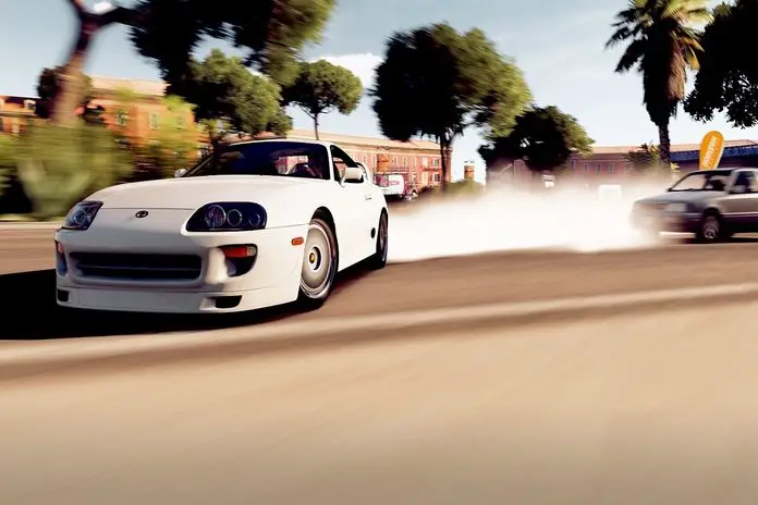 car drifting