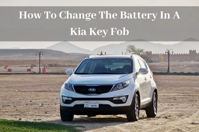 kia key fob battery replacement tips